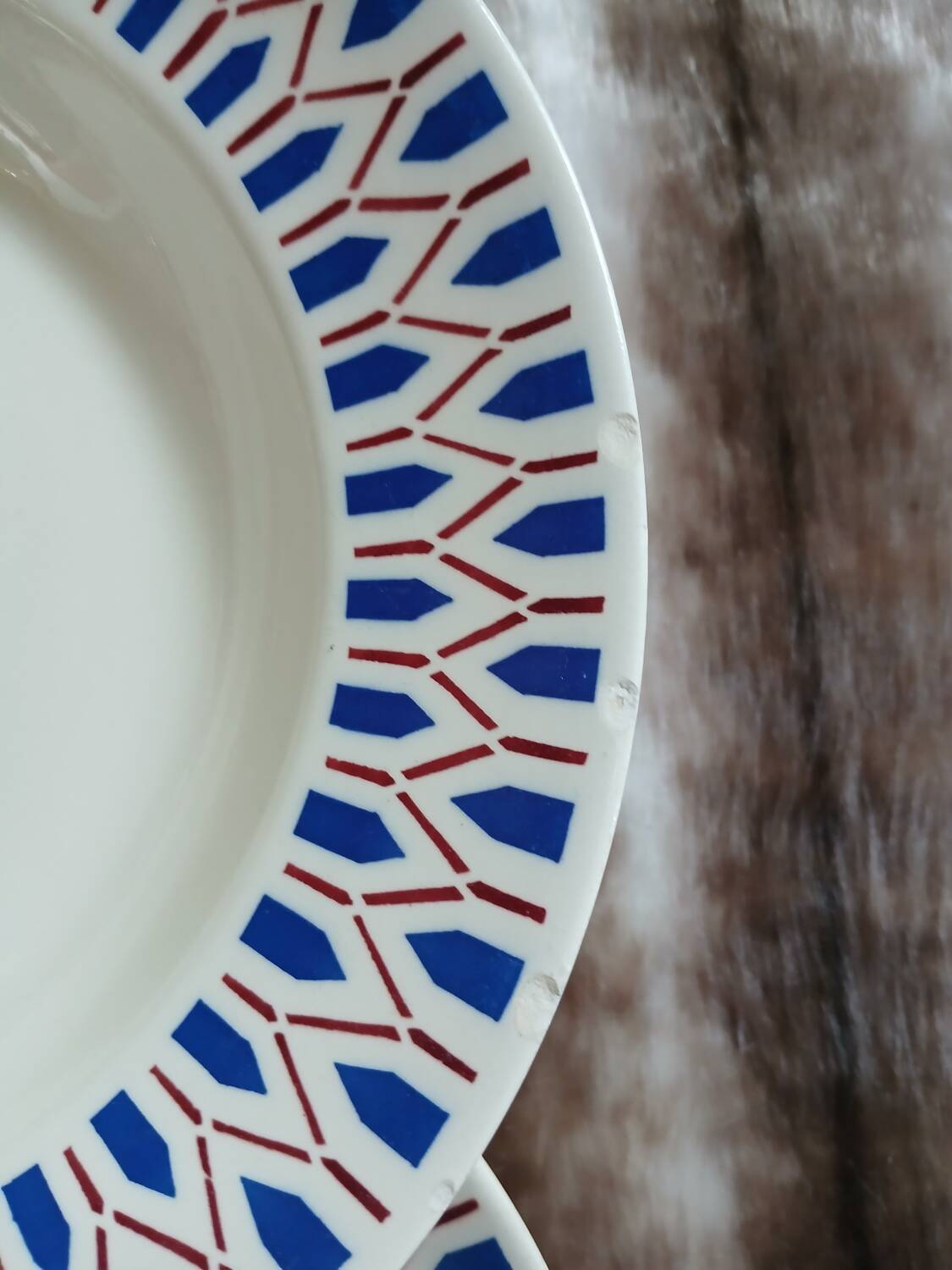 3 antique deep plates from Badonviller