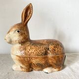 Ceramic rabbit, Caugant earthenware terrine