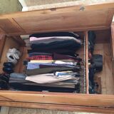 Wardrobe wood massive art deco