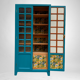 Parisian wardrobe glazed blue Peacock 1940