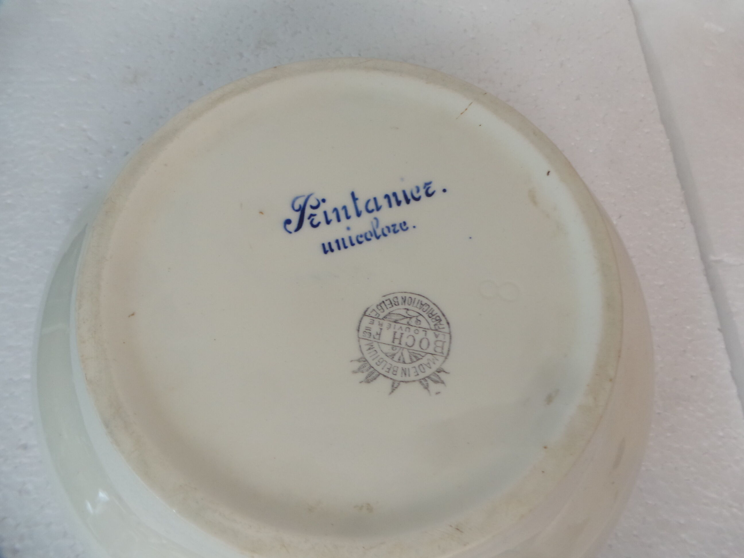 Saladier Boch freres la Louviere spring Belgian manufacture