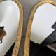 Pair of oval mirrors 1900 gilded stucco