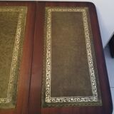 Bureau anglais à rabats et piètement en lyre