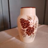Paire de vases anciens Estampillés LONGCHAMPS - 15 cm