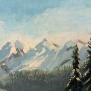 Oil painting landscape signed 40cm x 55cm