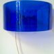 Vintage blue glass wall lights (Murano style)