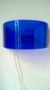 Applique murales vintage en verre bleu (style Murano )