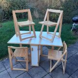 Space-saving dining set