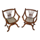 Pair of Dagobert armchairs