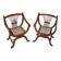 Pair of Dagobert armchairs