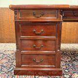 Classic English Chesterfield Partnerdesk Desk