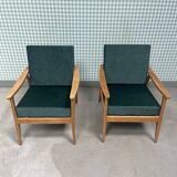 Scandinavian sofa and armchair set