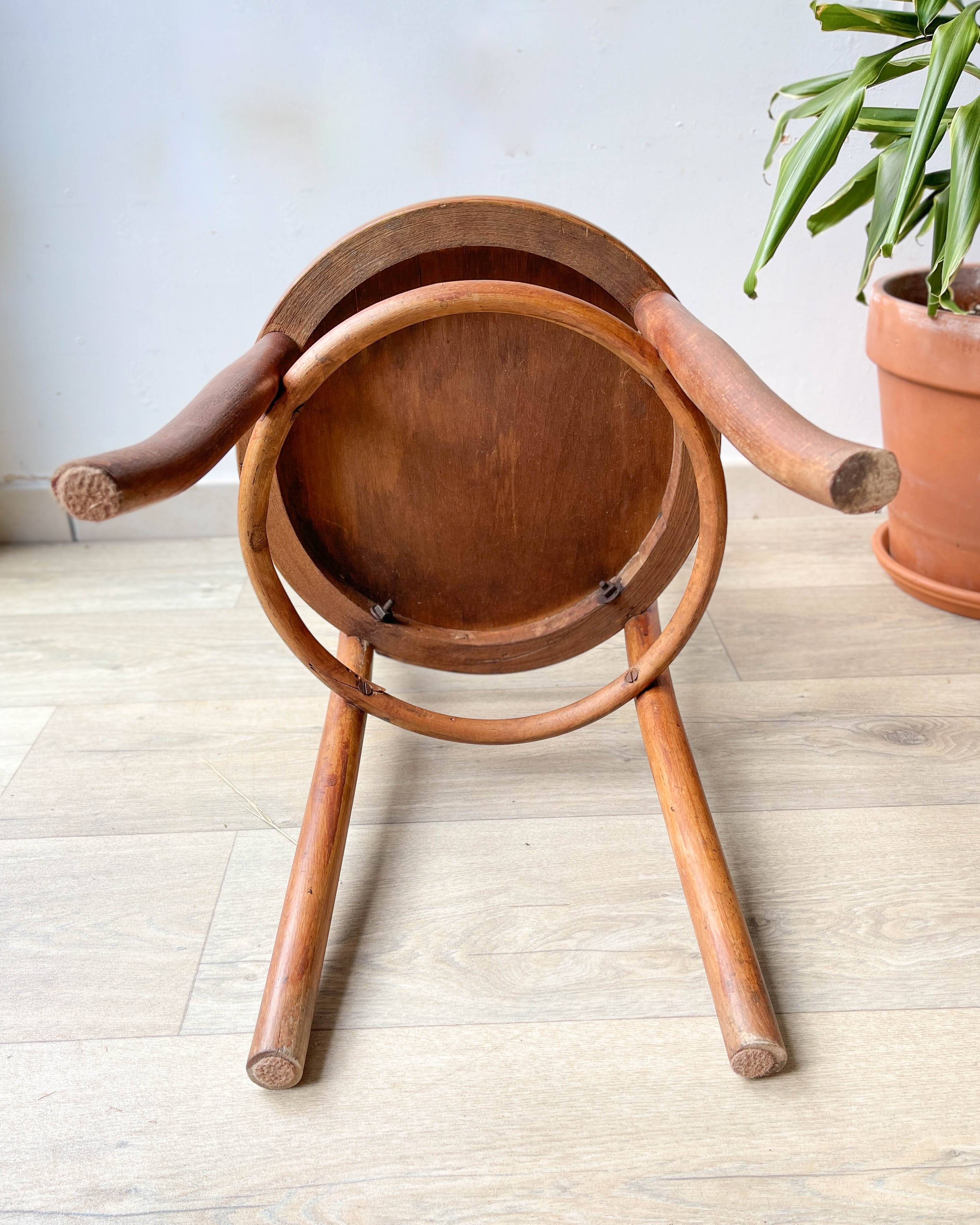 Fischel bistro chair engraved 1920