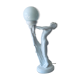 Ceramic naked dancer lamp