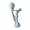 Lampe danseuse nue en céramique