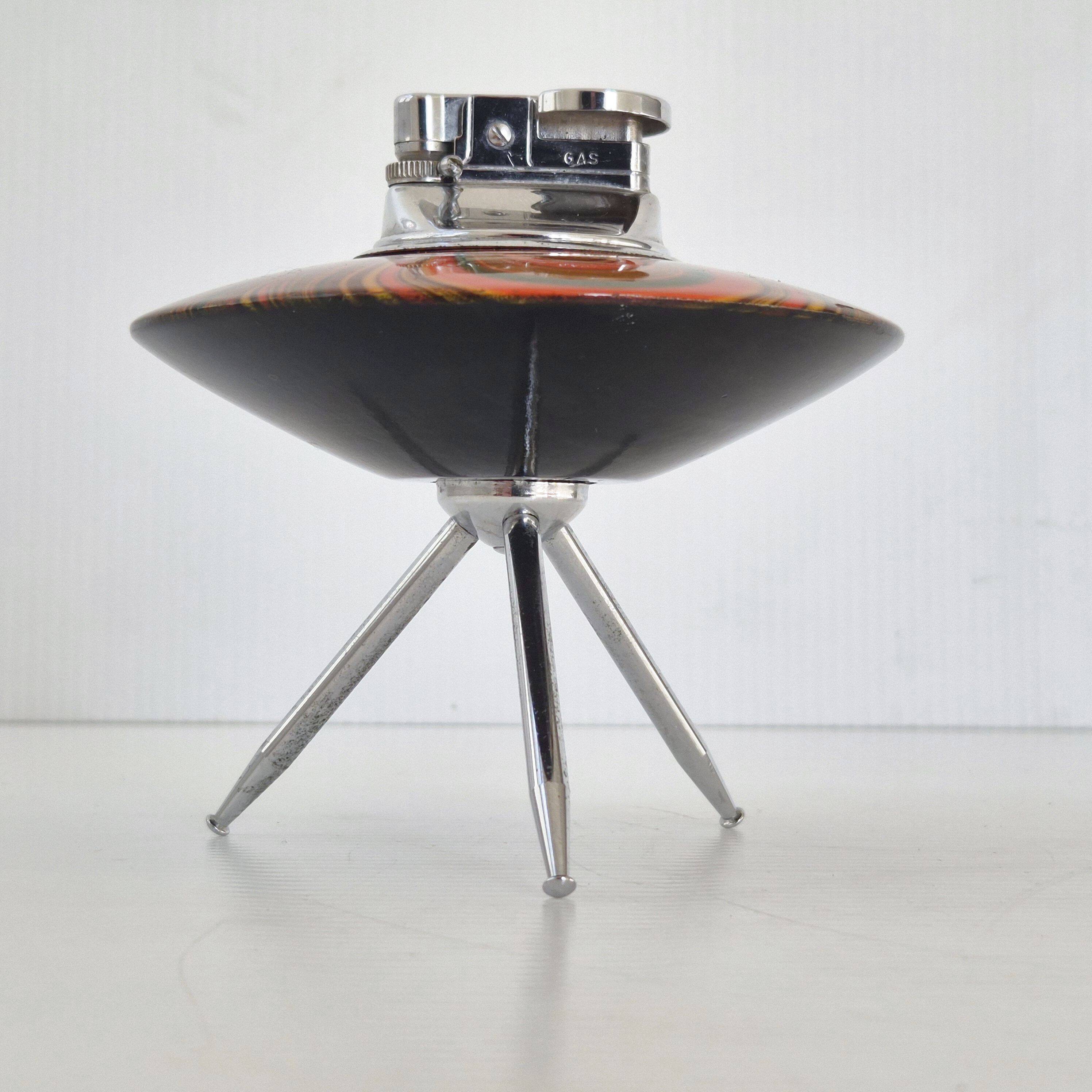 VINTAGE UFO BRIQUET TRIPOD 1960 ROCKABILLY 60S 1960S 1960S