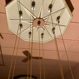 XXL 60s 70s ceiling light hanging lamp cascade lamp Hillebrand Design 60s