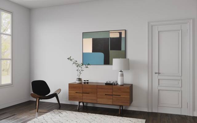 Original geometric painting