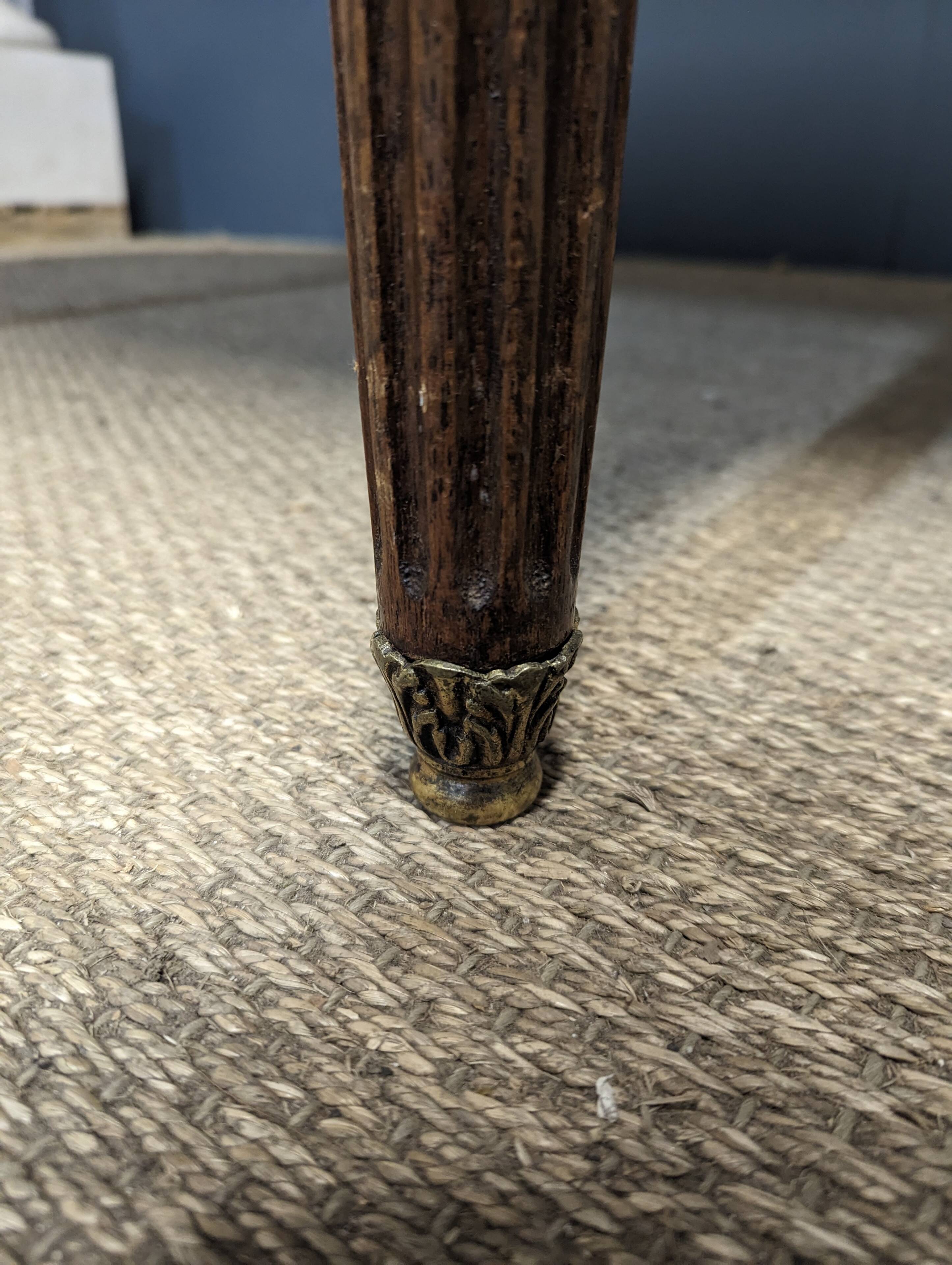 Louis XVI style mahogany veneer table