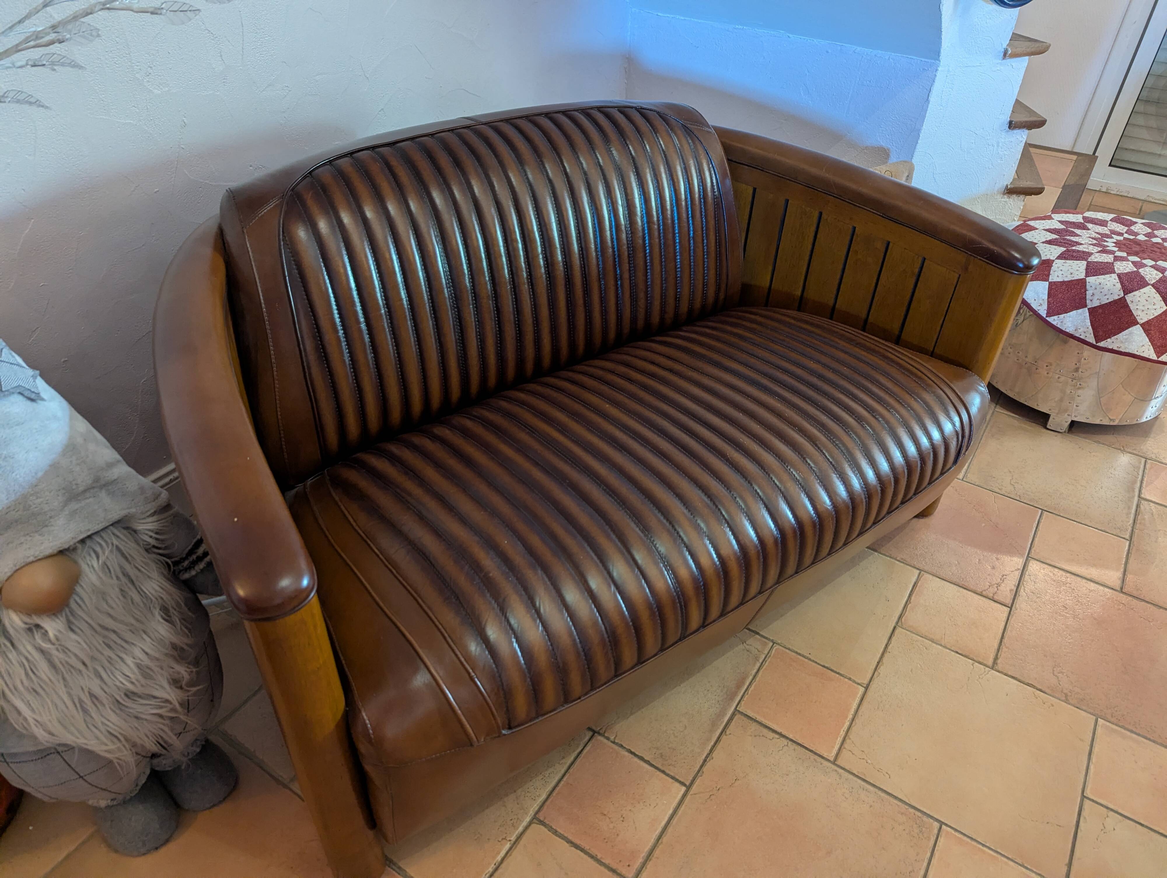 Canapé cuir