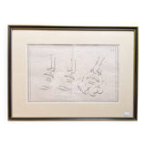 19th Century Gravure Anatomy Nose Mouth Plate Head Morphology Bernard Julien