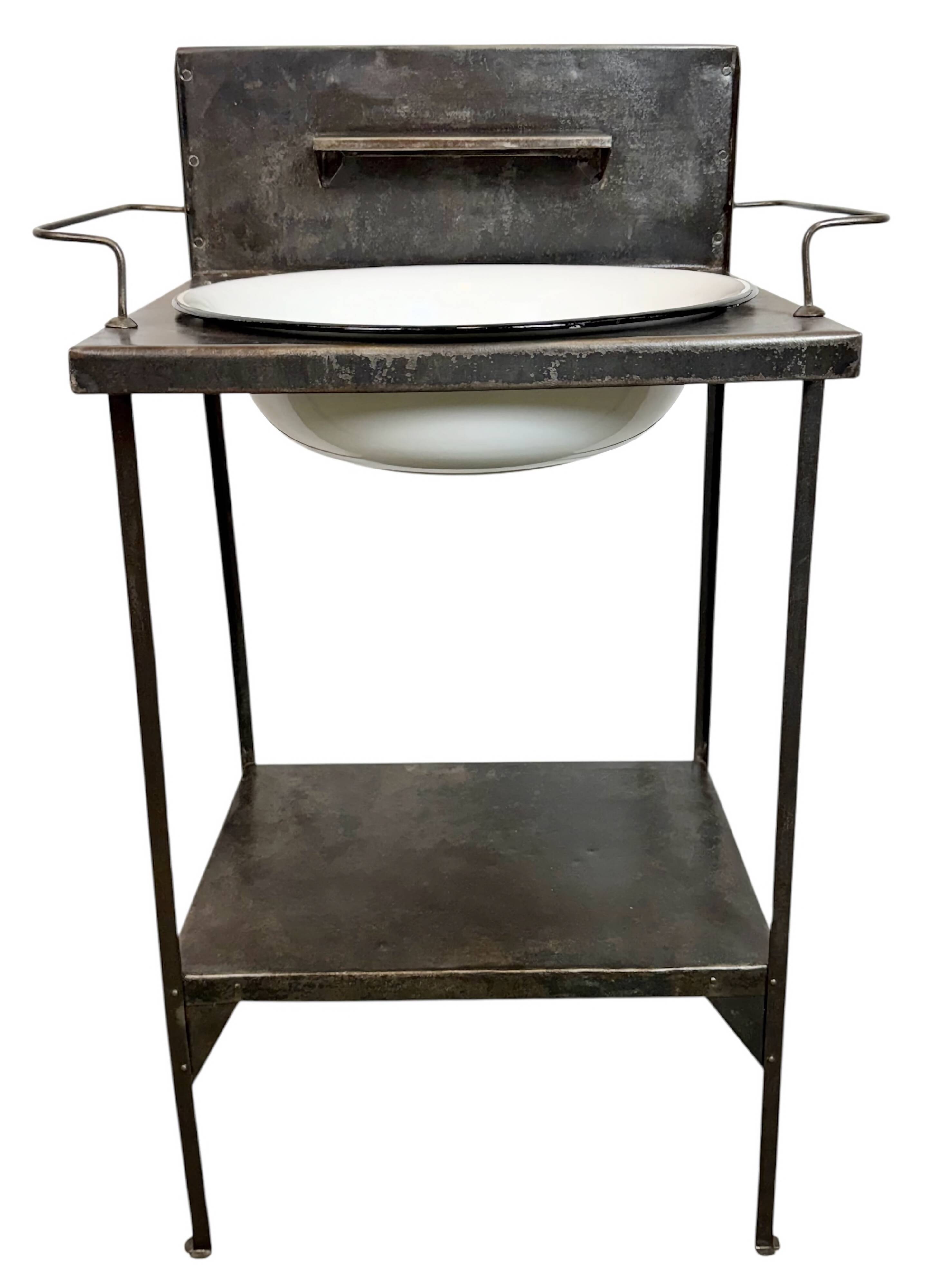 Vintage Industrial Hospital Wash Basin, 1960s