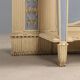 Console ancienne de style néoclassique en bois sculpté, XIXe siècle
