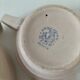 Art Deco sugar bowl and milk jug Céranord Saint-Amand pale pink