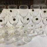 Royal Crystal Rock (Rcr): 10 glasses, 5 large and 5 smaller