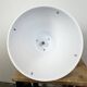 Large White Enamel Industrial Factory Lamp from Elektrosvit, 1990s
