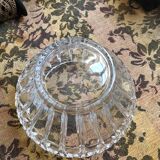 Old crystal salad bowl