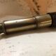 Old brass telescope from the 19th century