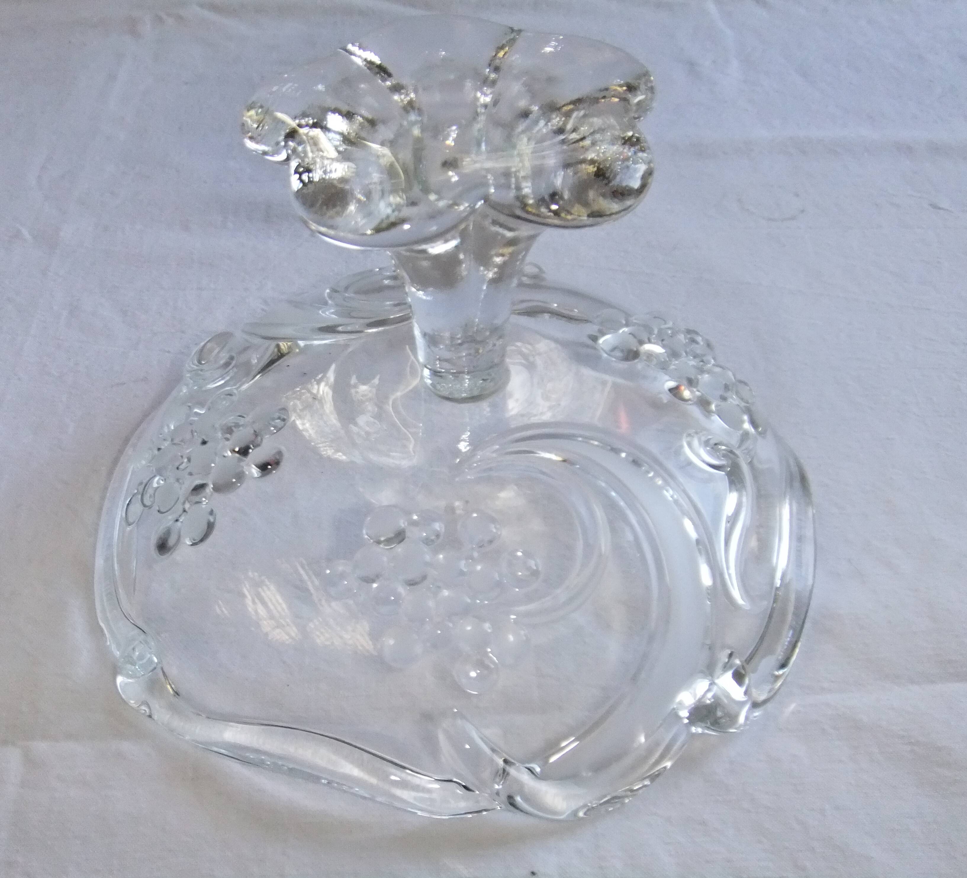 Compote fruit bowl centerpiece glass