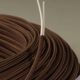 Wooden lamp, recent fabric cable 200 cm, pagoda lampshade