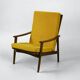 Scandinavian Danish teak armchair - Vintage circa 1960