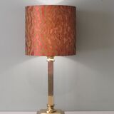 Hollywood regency style column table lamp by herda netherlands, 1970