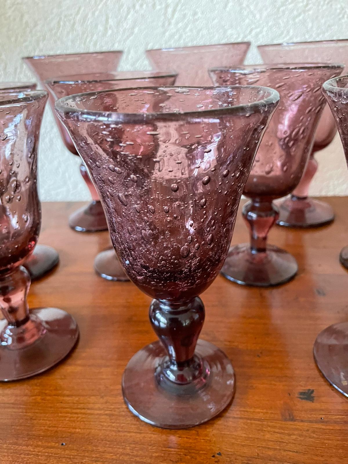 Biot red wine glasses