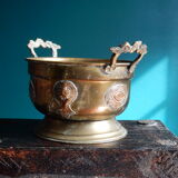 Cache-pot sartic sa maroc in brass and copper