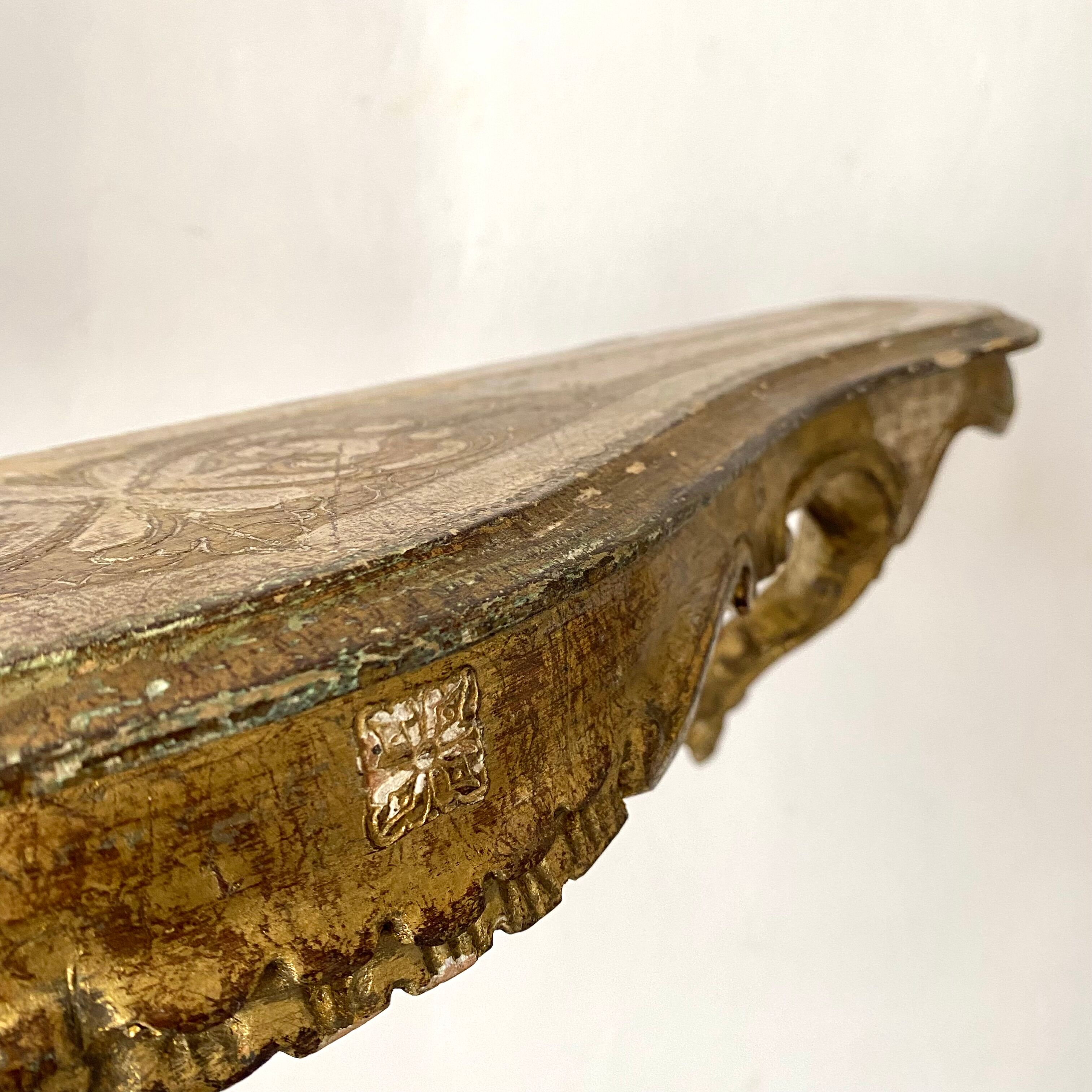 Baroque wall console, Florentine