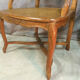 Cane Chair in Walnut a spacer and flat file