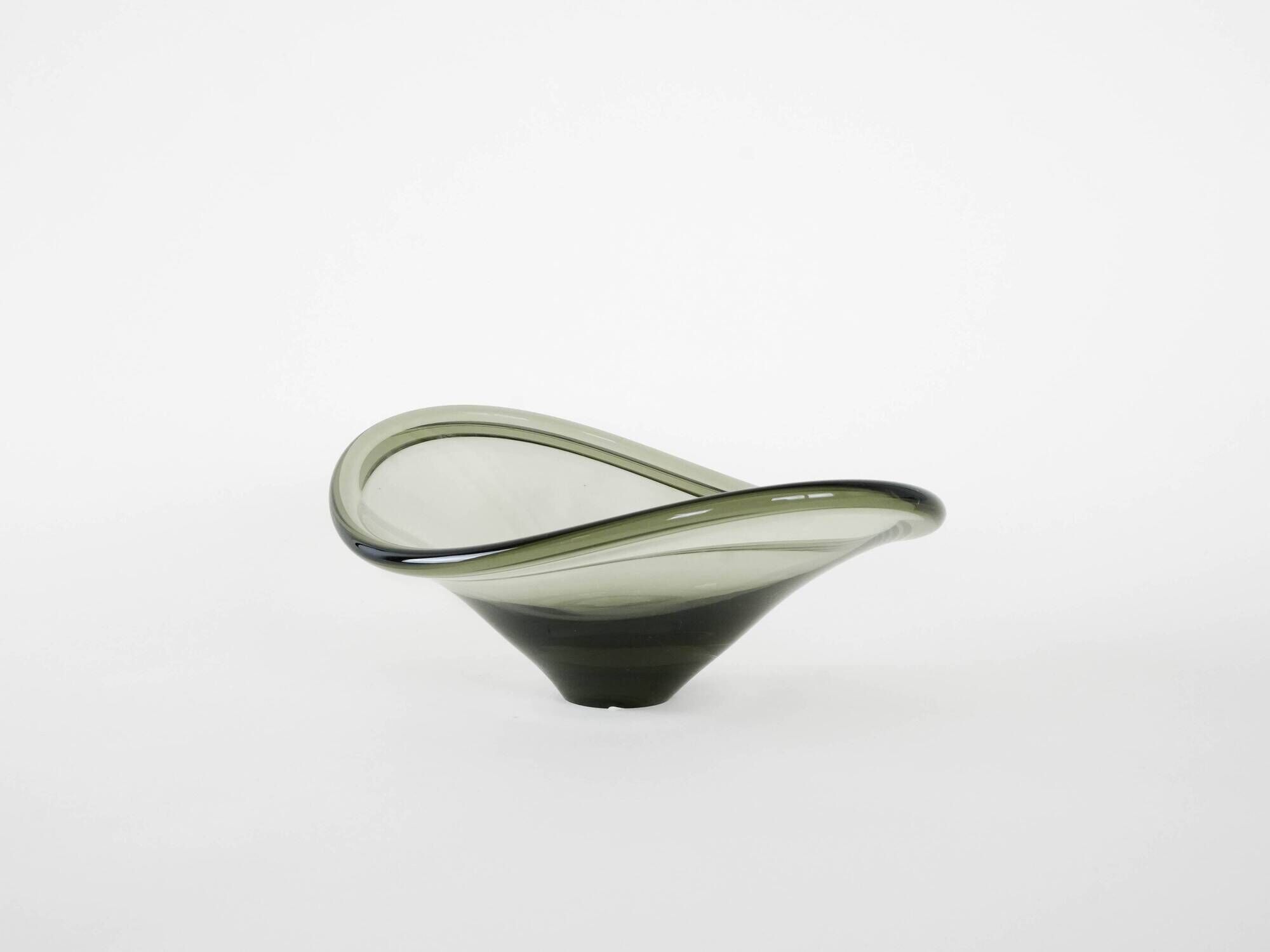 Selandia platter, Danish design, 1950s, manufacturer: Holmegaard, designer: