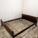 Lit en palissandre scandinave