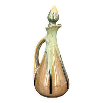 Glazed stoneware jug — Model 124 signed Denbac