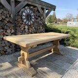 Monastery table made of solid oak.