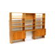 Pine vintage wall unit / wall system made in the 1970s