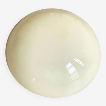 Mid Century beige glass ceiling lamp