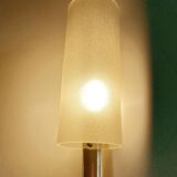 Paire Appliques Vintage Verre  Laiton