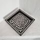 Stig Lindberg, ceramic plateau/ashtray DOMINO, Gustavsberg, Scandinavian Modern