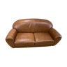Sofa club light brown leather Steiner