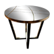 Table stained glass and brass, 1980 s